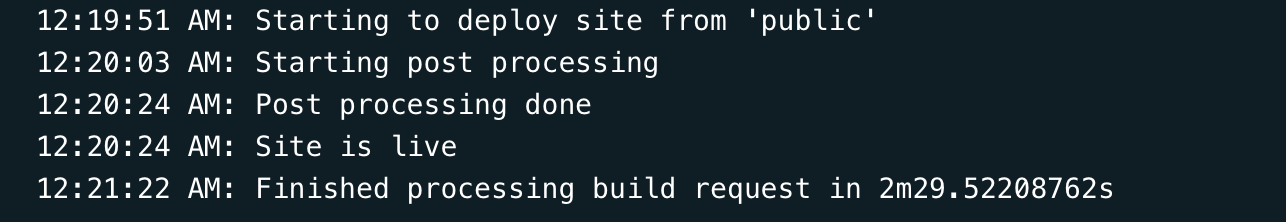 Netlify deploy